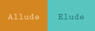 Allude vs. Elude