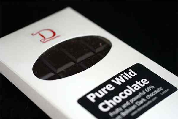 Dunkle Schokolade gegen. Weiße Schokolade