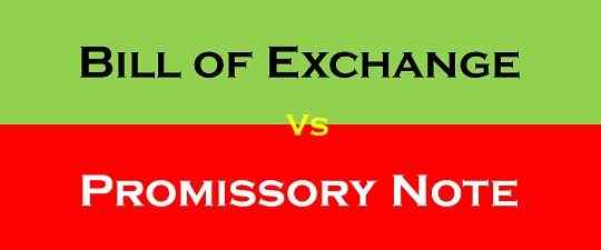 Perbedaan antara Bill of Exchange dan Promissory Note