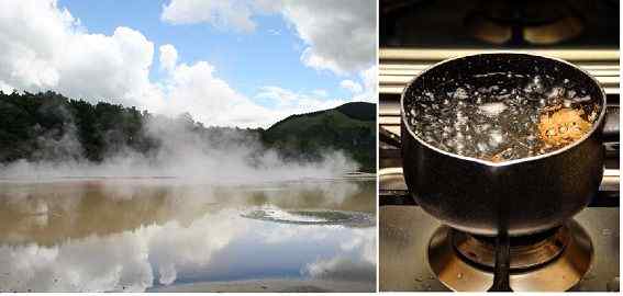 Unterschied zwischen Kochen und Verdunstung