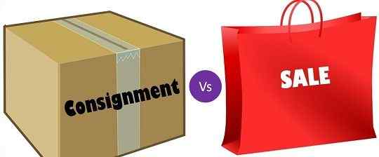 Différence entre l'envoi et la vente