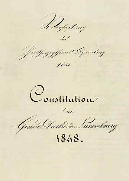Différence entre la Constitution et la Déclaration des droits