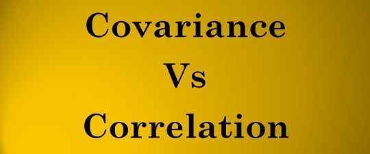 Diferencia entre covarianza y correlación