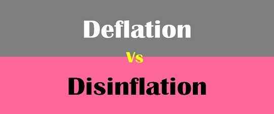 Différence entre la déflation et la désinflation