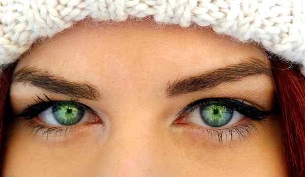 Diferencia entre los ojos verdes y los ojos color avellana