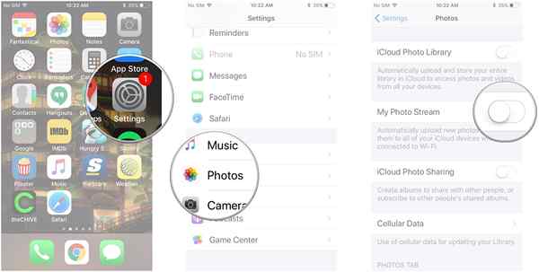 Perbedaan antara pustaka foto iCloud dan aliran foto saya