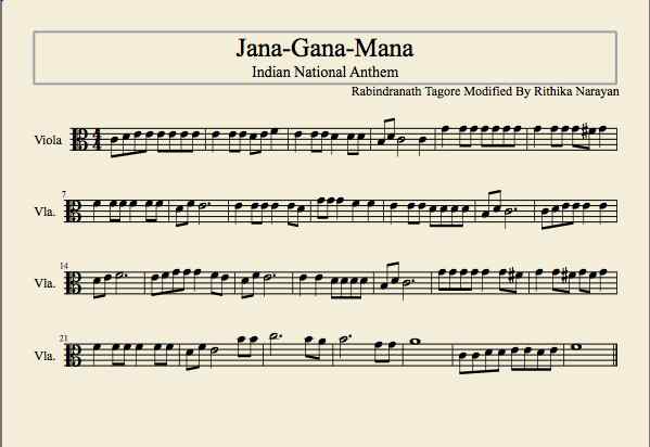 Différence entre les notes de musique indienne et les notes de musique occidentale