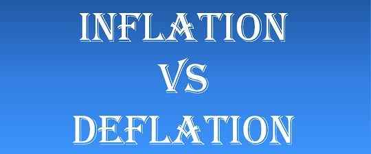 Différence entre l'inflation et la déflation