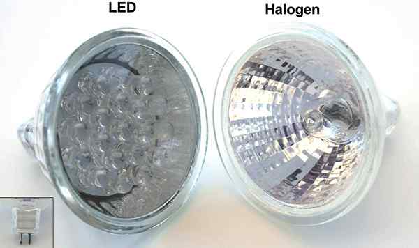 Perbedaan antara LED dan halogen