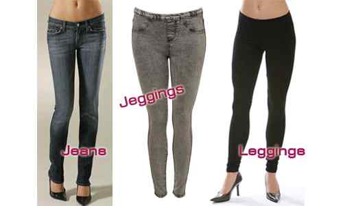 Perbedaan antara legging dan jegging