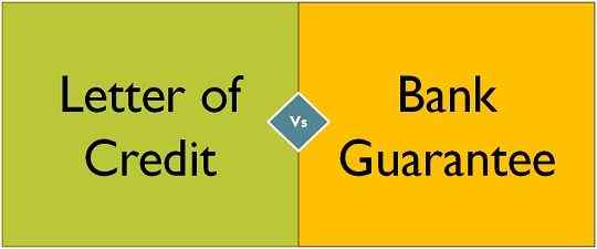 Diferencia entre carta de crédito y garantía bancaria