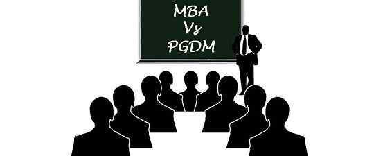 Diferencia entre MBA y PGDM