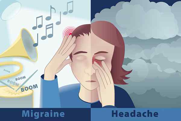 Diferencia entre migraña y dolor de cabeza de tensión