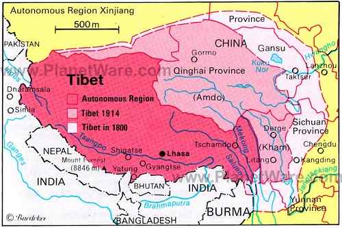 Diferencia entre Nepal y Tíbet