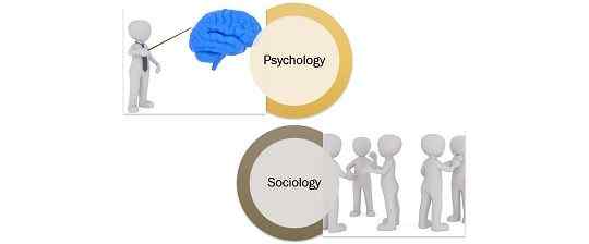 Différence entre la psychologie et la sociologie