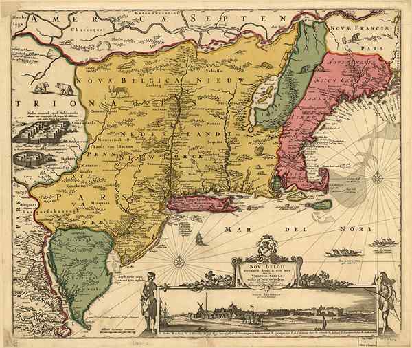 Diferencia entre las colonias de Nueva Inglaterra y las colonias del sur