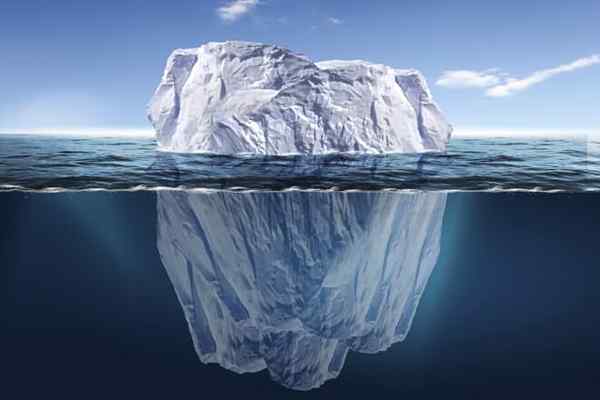 Gletscher vs. Eisberg