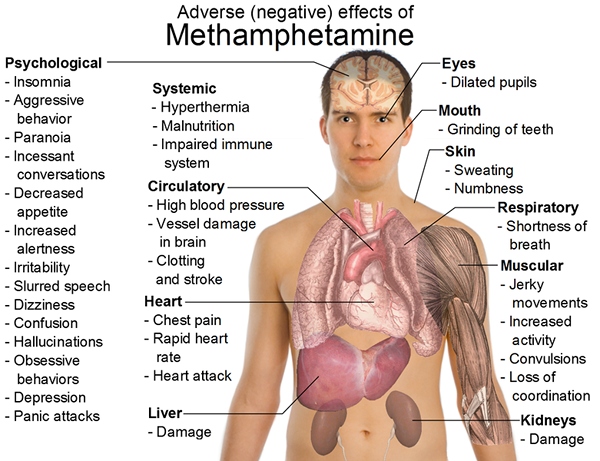 Diferencia entre Adderall y metanfetamina