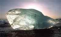 Différence entre la glace et l'eau