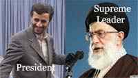 Unterschied zwischen dem Präsidenten des Iran und dem Obersten Leiter des Iran