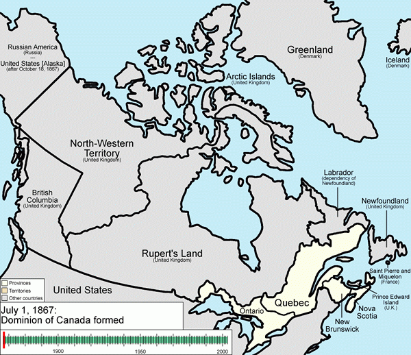 Différence entre la province et le territoire