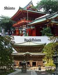 Perbezaan antara Shinto dan Buddhisme