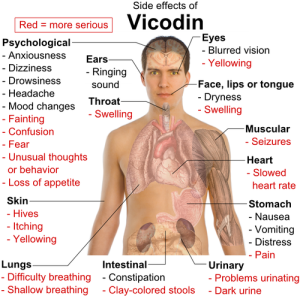 Diferencia entre vicodina y percocet