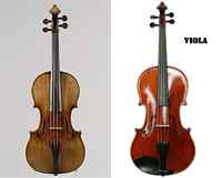 Diferencia entre viola y violín