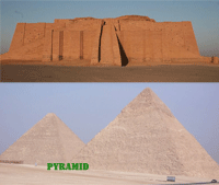 Perbezaan antara ziggurat dan piramid