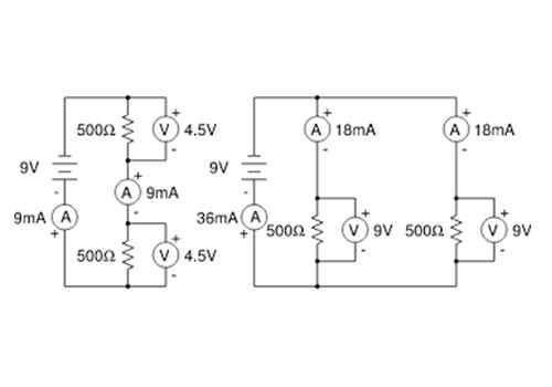 Différences entre le court-circuit dans une série et un circuit parallèle